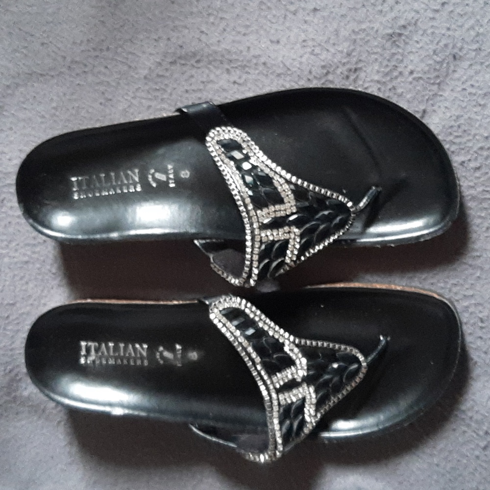 Italian Shoemakers Sandals Cork Wedge NWOT Size 8